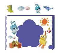 Kit Modèle De Papier - Activité Artisanale Pour Débutants, Projets Artistiques Faits À La Main | Documents Kit CraftTT, Livre Artistique Pour Documents 3D, Projet D'Artisanat Éducatif Pe