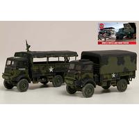 KIT MODÈLE MILITAIRE STATIQUE AIRFIX TROOP CAMIONS BEDFORD QL WWII 3 TONNES 1/76
