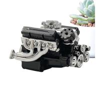 Kit Modèle Moteur V8 pour Adultes,Kit Mécanique en Résine pour Moteur | Jouets STEM Décoratifs de Bureau pour Adultes et Salle de Jeux Salon