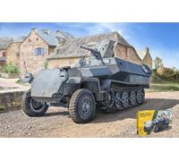 KIT MODÈLE VÉHICULE MILITAIRE CHAR ITALIEN SD.KFZ.251/10 ÉCHELLE 1/72