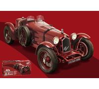 KIT MODÈLE VOITURE STATIQUE ITALIEN ALFA ROMEO 8C/2300 1931-1933 ÉCHELLE 1:12