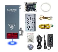 Kit module laser amélioré 20 W de puissance optique, tête laser LASER TREE 80 W avec Air Assist TTL, lumière bleue, quadruple faisceau compressé, module de découpe laser pour machine à graver laser