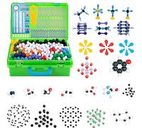 Kit Moléculaire de Chimie - Ensemble d'Atomes et Liens Organiques, 1049 Pièces