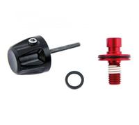 Kit molette de réglage amortisseur Rockshox Reb.Rs Rc Lyrik Sel.Rc/Pike Sel.Rc - noir/rouge - TU