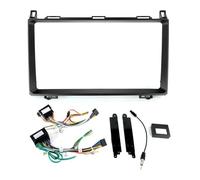 Kit Montage Autoradio Cadre D'autoradio 9 Pouces, pour Benz B200 AB Classe W169 W245 Viano pour Vito W639 pour Sprinter W906, Kit De Montage, Câblage du Panneau