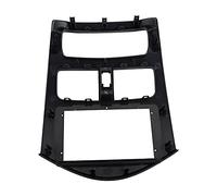 Kit Montage Autoradio,Cadre Façade 2 DIN 9 Pouces Radio Fascia Ajustement Usage Utilisation adaptée for Chevrolet Spark Beat Daewoo Matiz 2010 2011 2012 2013 Panneau Stéréo Dash Kit