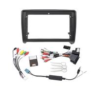 Kit Montage Autoradio Façades D'autoradio 9 Pouces 2 DIN pour TT MK2 06-14 Kit Montage Faisceau Câblage Câble d'alimentation Adaptateur CANbus Inclus Voiture Façade D'autoradio(Frame Cable Canbus-2)