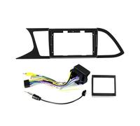 Kit Montage Autoradio Fascia D'autoradio 9 Pouces pour Seat pour Leon 3 MK3 2012-2020, Panneau Adaptateur Cadre Câble Montage Tableau Bord, Accessoire Canbus