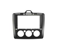 Kit Montage Autoradio Kit Autoradio Android 9 Pouces pour Ford pour Focus MK2 MK3 pour S-Max 2004-2014 Panneau Montage Inclus Voiture Façade D'autoradio(Black MT AC)