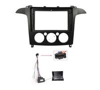 Kit Montage Autoradio pour Ford pour Ford S-Max 2001-2008 AC 9 Pouces Auto Manuel Radio Android Fascias Panneau Cadre Câbles Radioblende Set(Frame-MT-Cable)