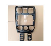 Kit Montage Autoradio pour Hyundai pour Getz 2002-2011 9 Pouces 2 Din Cadre Audio De Voiture Panneau Navigation GPS Radioblende Set(Left Wheel-Black)