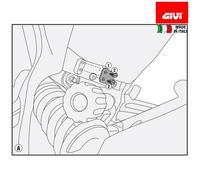 Kit Montage Berceau GIVI PLR7406CAM pour Ducati 937 Multistrada 950 2017-2018