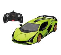TURBO CHALLENGE - Lamborghini Sian - RC Prestige - 095622 - Voiture Télécommandée - Vert - 1/18 - Kit Montage - Piles Non Incluses - Plastique - À Partir de 6 Ans