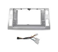 Kit Montage pour Tableau Bord Adaptateur Façade D'autoradio 10 Pouces Boîtier Canbus Radio pour Toyota pour Previa 3 XR50 pour Estima pour Tarago WEFOLCC(Silver RHD Cable)
