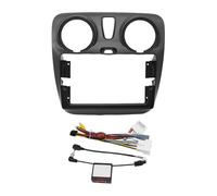 Kit Montage pour Tableau Bord Adaptateur Façade D'autoradio 9 Pouces Décodeur Canbus Autoradio Android pour Dacia pour Lodgy 2012-2020 WEFOLCC(Frame Cable Canbus)