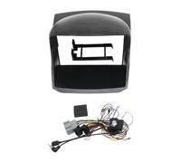 Kit Montage pour Tableau Bord avec Adaptateur Façade D'autoradio 9 Pouces pour Ford pour Fiesta 2009-2017 Boîtier Canbus Décodeur Autoradio Android(Frame Cable canbus)