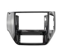 Kit Montage pour Tableau Bord D'autoradio 9 Pouces pour Nissan pour Patrol V5 Y61 2004-2012 Cadre Audio Stéréo avec Volant À Droite Et Gauche(Black RHD,Frame)