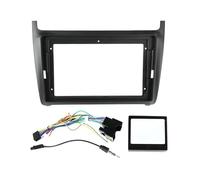 Kit Montage Tableau Bord Autoradio 9 Pouces GPS Adaptateur Panneau Câble Façade Canbus pour VW pour Polo 5 pour Golf pour Passat POMPOMPUR