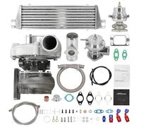 Kit montage Turbo Kit de turbocompresseur universel T3 T4 TO4E T04E 400HP avec Intercooler