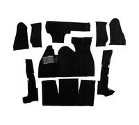 Kit moquette noire pour Volkswagen Coccinelle Cabriolet 70 ->72