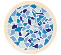 Kit mosaïque - Artemio - Rond - Bleu - Ø 15 cm - Activité créative pour enfants