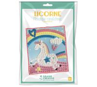 Coffret mosaïque en caoutchouc souple - Licorne Multicolore