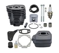 Kit Moteur avec Piston, Support et Boulon for Cylindre de 45 mm, Compatible avec Les Moteurs de tronçonneuses 50, 51 et 55. Pièce de Rechange d'origine (OEM) : 503168301 et 501766605
