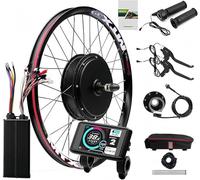 Kit Moteur de Roue arrière 72 V 5000 W UKC1, écran Couleur, Vitesse 100 km/h, contrôleur Intelligent 3 Modes W/100 A, kit de Conversion VTT électrique à Monter soi-même 27.5",72V5000W