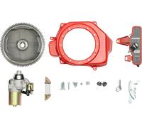 Kit moteur électrique de démarrage, convient pour HONDA GX160/GX200, set complet d'accessoires, rouge