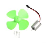 Kit Moteur Éolienne Mini 12V DIY ABS Métal(without Blub) | ABS et métal pour robuste, performance stable, testé qualité stricte, pour idéal bricolage, tension 12V