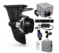 Kit Moteur Paddle, Moteur Électrique Sup pour Paddle Gonflable, Propulsion Portable avec Hélice de Rechange