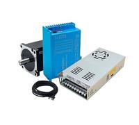 Kit moteur pas à pas à boucle fermée Nema 34, 4,5-8,5Nm, moteurs CC puissants + pilote HBS86H + alimentation CA 100-120V, 200-240V(4.5Nm 643ozin Kit)