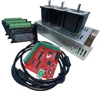 Kit moteur pas à pas MHTNC Nema23, couple 1,2 Nm, vitesse 700 tr/min, arbre simple 8 mm, 3AXIS KIT TB6600