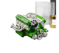 Kit moteur V8 - Modèle créatif en résine 3D | Décoration pour bureau et bureau | Exposition d'art pour amateurs et collectionneurs | Objet décoratif éducatif pour la maison, laborat