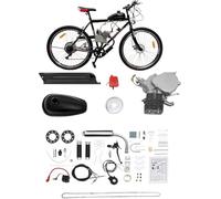 Kit Moteur Vélo 100cc, Motorisé Essence 2 Temps 100CC Gaz Moteur Motorisé Kit, 44 Dents Gaz Moteur Motorisé Kit, Motorisé Essence Capacité de Charge de 200 kg con Carburé