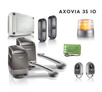 Kit Motorisation à bras Automatisme de Portail battant AXOVIA 3S IO Pack Confort