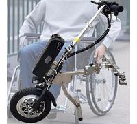 Kit motorisation Fauteuil Roulant de conversion pour handbike électrique, dispositif de traction pour 3 vitesses, batterie au lithium 48 V 17 Ah, autonomie 90 km