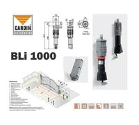 Kit motorisation portail battant - CARDIN - KTBLI1000 - 24V - 200 kg - Encodeur intégré