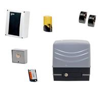 Kit motorisation portail coulissant - SIMPLY - 230V - 600kg - Télécommande incluse - Photocellules fournies