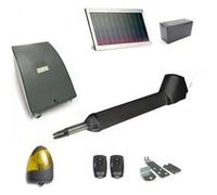 Kit Motorisation Portail Solaire Automatisme HDME Ducati Home Automation SW3000 T SOLAR MONO - pour portail à 1 battant, maxi 2.2m 200kg G