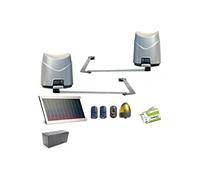 Kit Motorisation Portail Solaire HDME Ducati Home Automation ARTIKO 544 SOLAR - Pour portail à 2 vantaux battants maxi 3,2m 360kg total