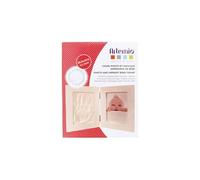 Artemio Kit Moulage Empreinte de Bébé et Cadre Photo, Bois, Blanc, 19,5 x 3,5 x 24 cm 13040006
