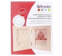 Kit moulage empreinte de bébé + cadre photo 36,5 x 23,5 cm - artémio Blanc G