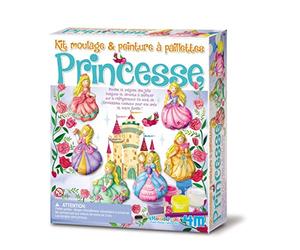 Kit moulage et peinture - Princesse à paillettes
