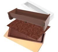 kit Moule a buche 5 Pieces avec Insert et Tapis Relief - Diamants - s