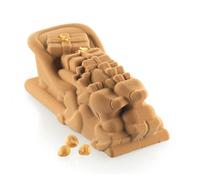 Kit moule à bûche Pôle Nord traineau du père noël Silikomart