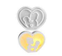 Kit moule en résine - Moule à chocolat pour maman - Créatif - Cœur flexible - Accessoire modifié - Décoration de maison et de bureau - Projet artistique - Atelier créatif - Idée cadeau originale