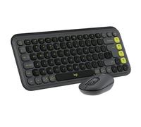 Kit Mouse et Tastiera - LOGITECH - POP ICON COMBO - Bluetooth - Programmable - Graphite