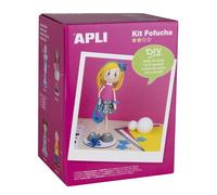 Generique Kit poupée en mousse EVA Apli - robe rouge - hauteur env. 30 cm
