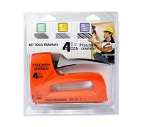 Kit multi-fonctions agrafeuse-cloueuse agrafes cavaliers pointes FISCHER DAREX - 25141649